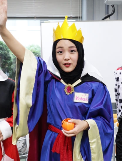 ハロウィンの手作り仮装の写真